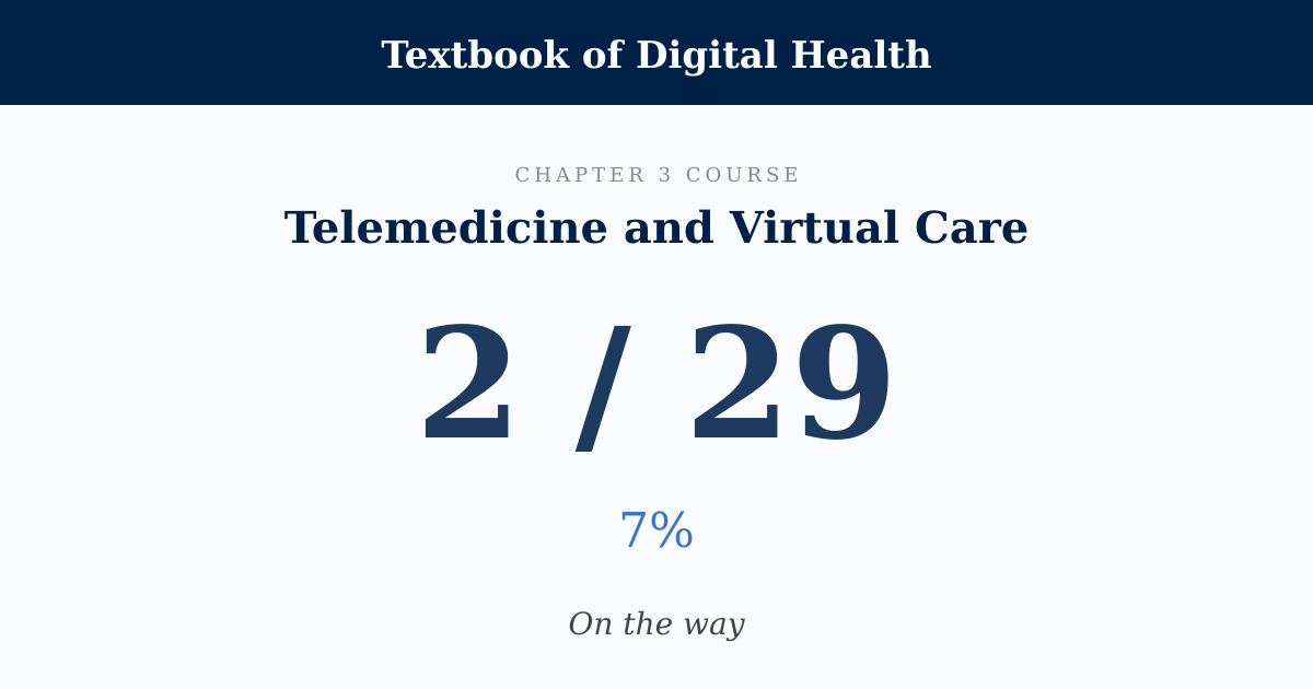 Score card: 2 of 29 on Telemedicine and Virtual Care